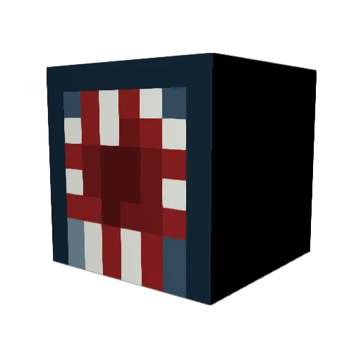 Lalil2689 Minecraft avatar head, 3D render