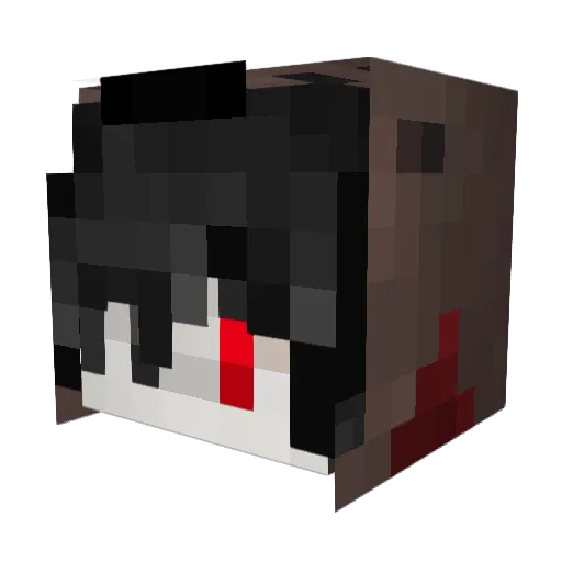 Lallo1407 Minecraft avatar head, 3D render