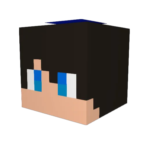 Lalo004 Minecraft avatar head, 3D render