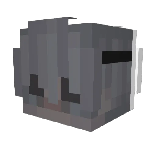 LaloMyers Minecraft avatar head, 3D render
