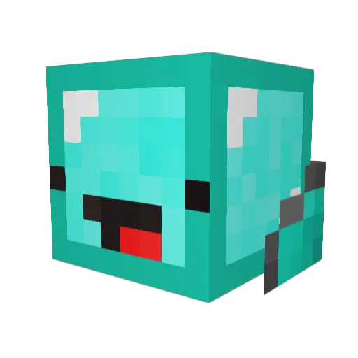 Lam3ifyexe Minecraft avatar head, 3D render