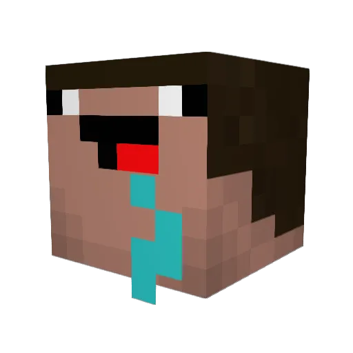 LamChuu Minecraft avatar head, 3D render