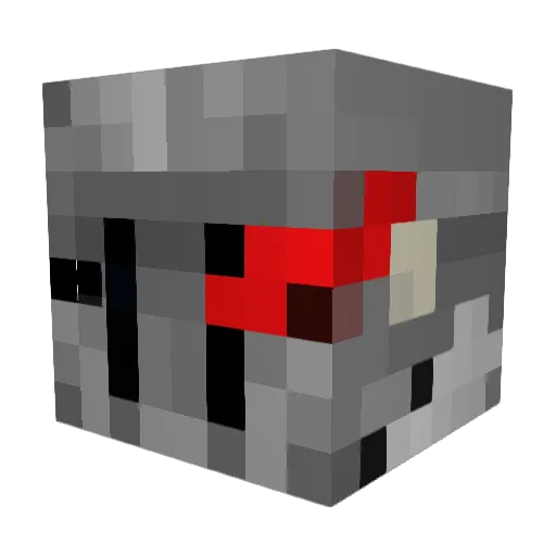 LamDec Minecraft avatar head, 3D render