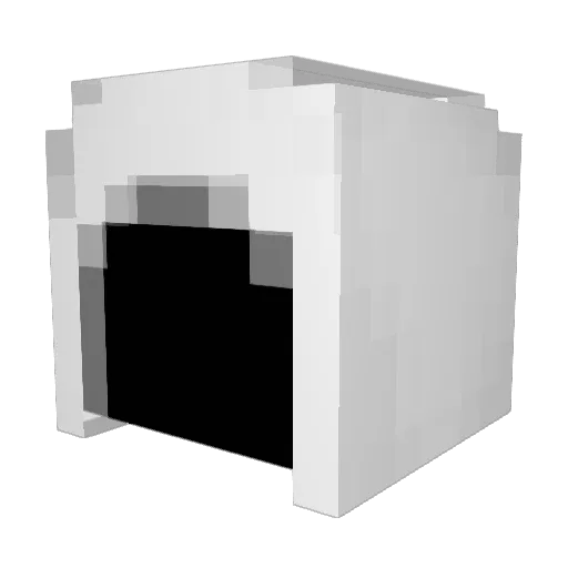 LamVuXD Minecraft avatar head, 3D render