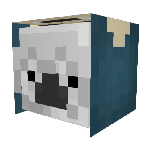 LamaMagSalz Minecraft avatar head, 3D render