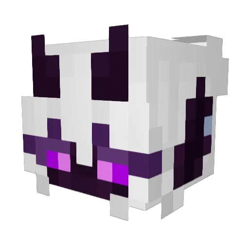 Lamacita Minecraft avatar head, 3D render
