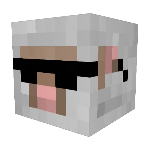 LamarKendrick Minecraft avatar head, 3D render