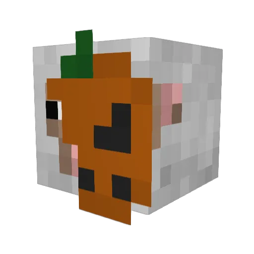 LambTDM Minecraft avatar head, 3D render