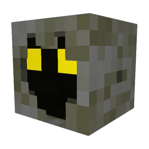 Lambalazar Minecraft avatar head, 3D render