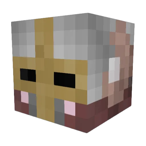 Lambchops421 Minecraft avatar head, 3D render