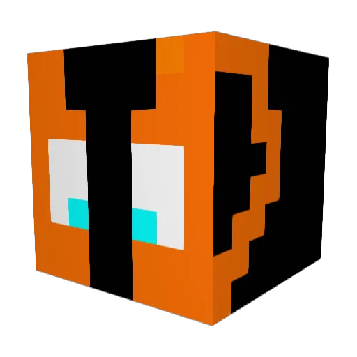 LambiZ Minecraft avatar head, 3D render