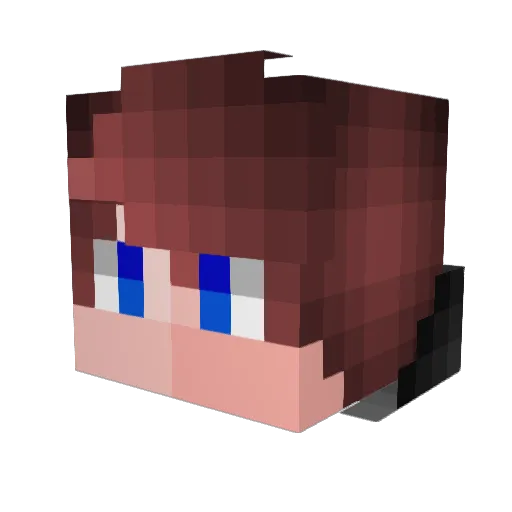 LamboBrod Minecraft avatar head, 3D render