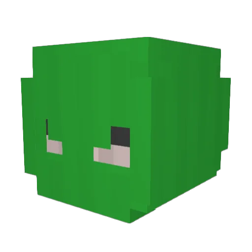 LamboTruck Minecraft avatar head, 3D render