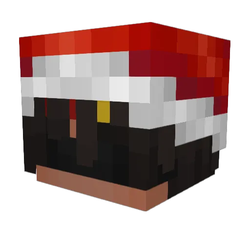 LameFrags Minecraft avatar head, 3D render