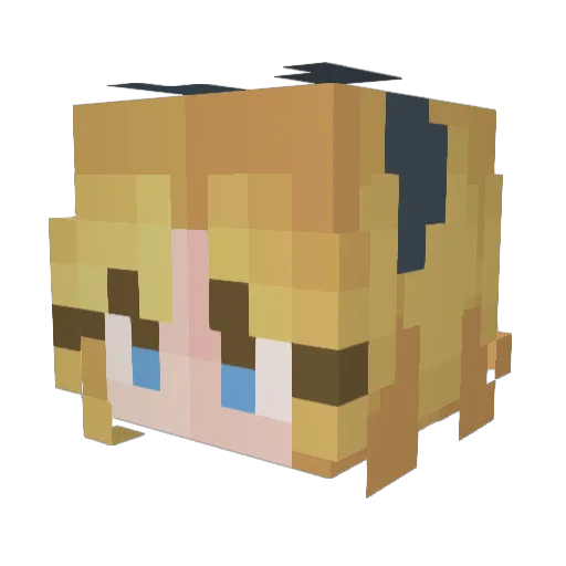 LameJokester Minecraft avatar head, 3D render