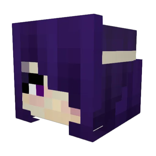Lame_0 Minecraft avatar head, 3D render