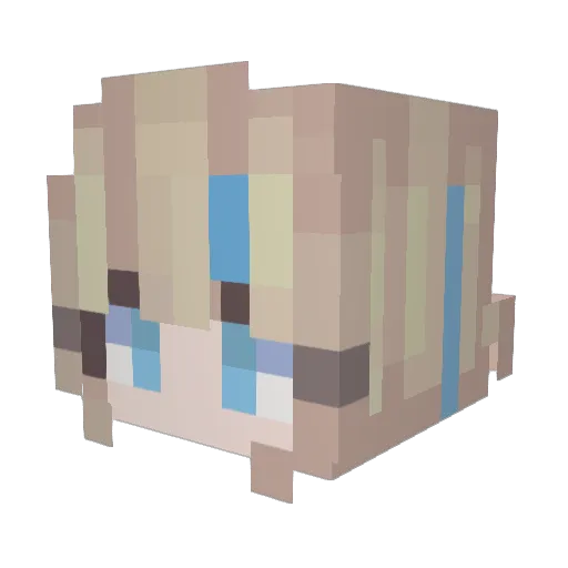 Lament__Rain Minecraft avatar head, 3D render