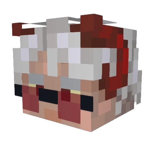 Minecraft-Avatar von Lamentura: Kopf als 3D-Render