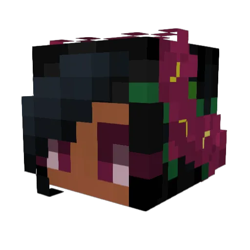 LamerGamer1984 Minecraft avatar head, 3D render
