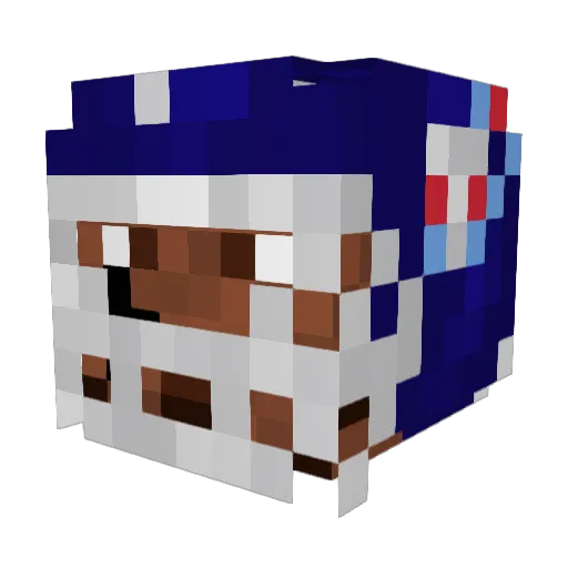 Lamer_Jackson Minecraft avatar head, 3D render