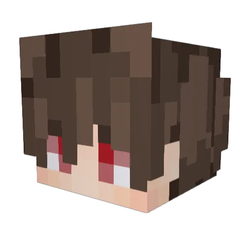 Lamex15 Minecraft avatar head, 3D render