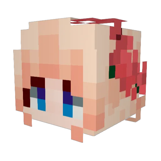 Lamina3838 Minecraft avatar head, 3D render