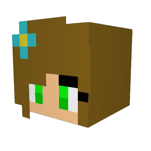 LaminateCobra04 Minecraft avatar head, 3D render