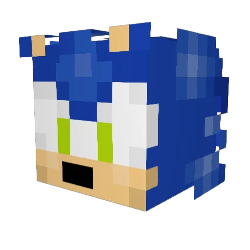 Lammers523 Minecraft avatar head, 3D render