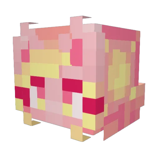 Lamona_LoL Minecraft avatar head, 3D render