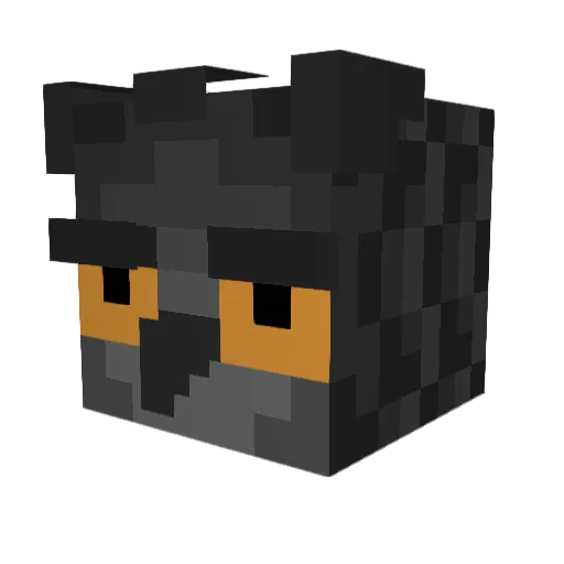 Lamont4D Minecraft avatar head, 3D render