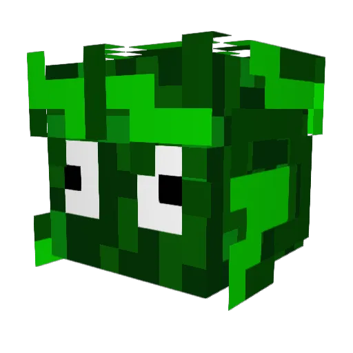 Lamoquettes Minecraft avatar head, 3D render