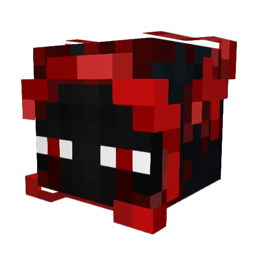 Lamorian Minecraft avatar head, 3D render