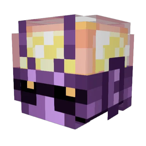 LampMan440 Minecraft avatar head, 3D render