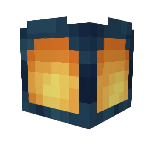 LampSDH Minecraft avatar head, 3D render
