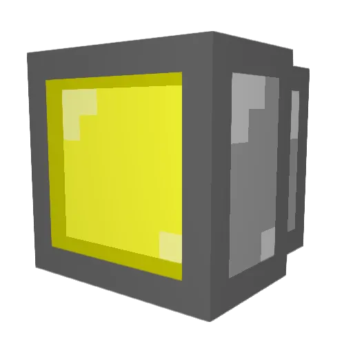 LampSan Minecraft avatar head, 3D render