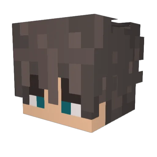 LampaJackson Minecraft avatar head, 3D render