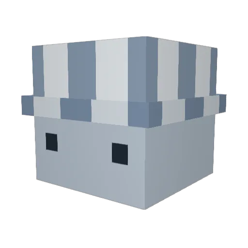 Lampardd Minecraft avatar head, 3D render