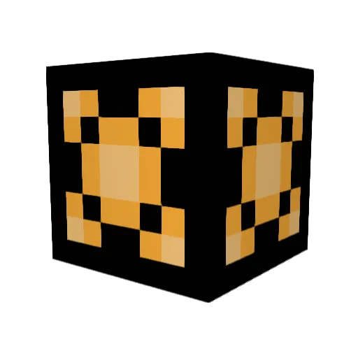 Lamppp Minecraft avatar head, 3D render