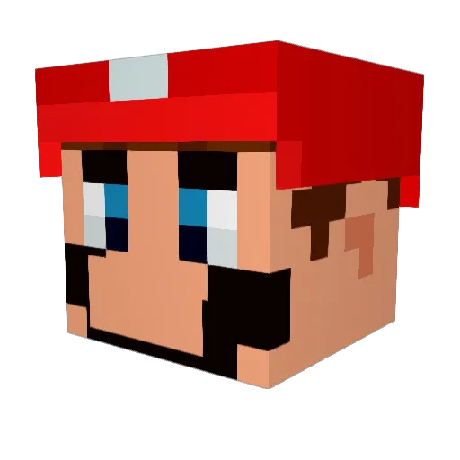 Lamprocles_ Minecraft avatar head, 3D render