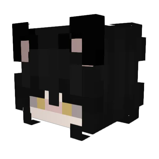 Lampyrey Minecraft avatar head, 3D render