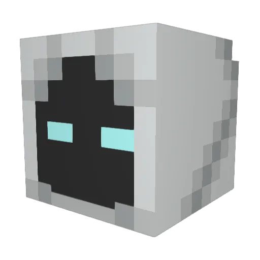 Lams7 Minecraft avatar head, 3D render