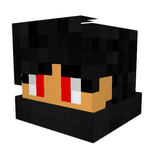 Lamscha03 Minecraft avatar head, 3D render