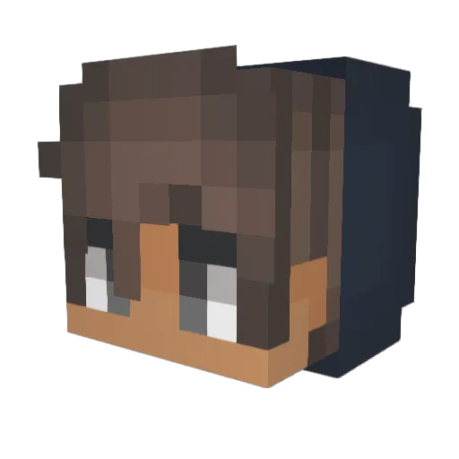 Lamy_DePain Minecraft avatar head, 3D render