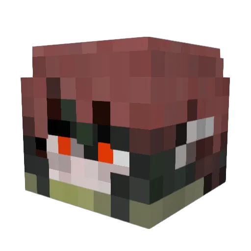 Lamz4g80 Minecraft avatar head, 3D render