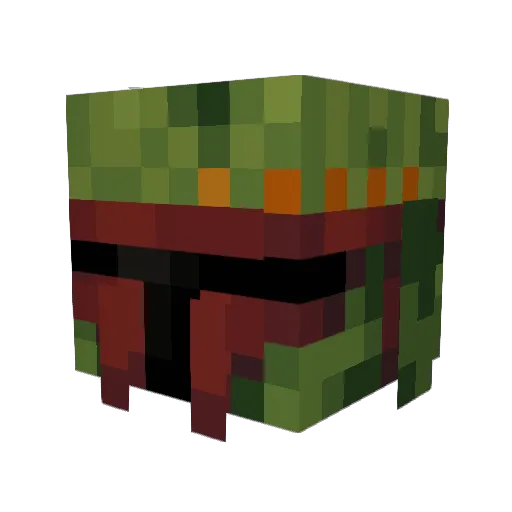 Lan_Party_ Minecraft avatar head, 3D render