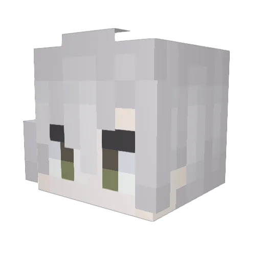 Lana_Eve Minecraft avatar head, 3D render