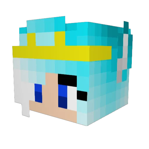 Lana_The_Beast Minecraft avatar head, 3D render