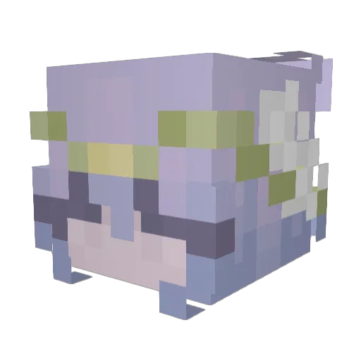 Lanadelreyvinyll Minecraft avatar head, 3D render