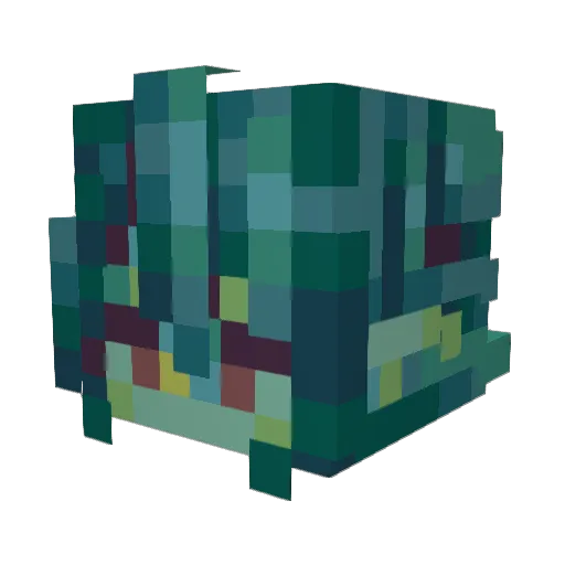 Lananade Minecraft avatar head, 3D render