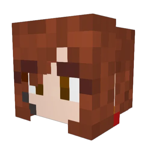 Lance425 Minecraft avatar head, 3D render